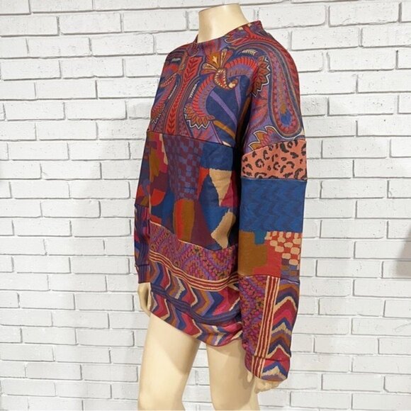 Farm Rio Women’s Mixed Prints Sweatshirt - Size Small - Picture 5 of 10